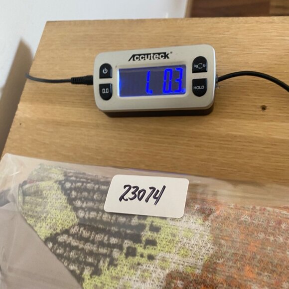 Chicos Dress Womens 3 US Extra Large Orange Multi Chevron Maxi Knit Sleeveless - Picture 9 of 9